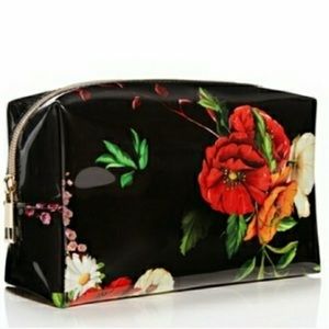 MACY’S FLORAL COSMETIC BAG